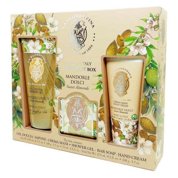 LA FLORENTINA BELLOSGUARDO ESTUCHE HAND LOTION 75ML+SHOWER GEL 200ML+JABON 106GR (La Florentina) (Unisex) - Imagen 4