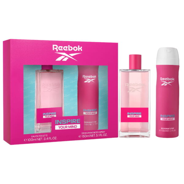 REEBOK INSPIRE YOUR MIND FOR HER ESTUCHE EDT 100ml+Desodorante 150ml (Reebok) (Mujer)