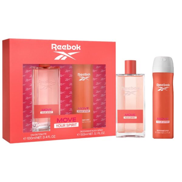 REEBOK MOVE YOUR SPIRIT ESTUCHE EDT 100ml+Desodorante 150ml (Reebok) (Mujer)