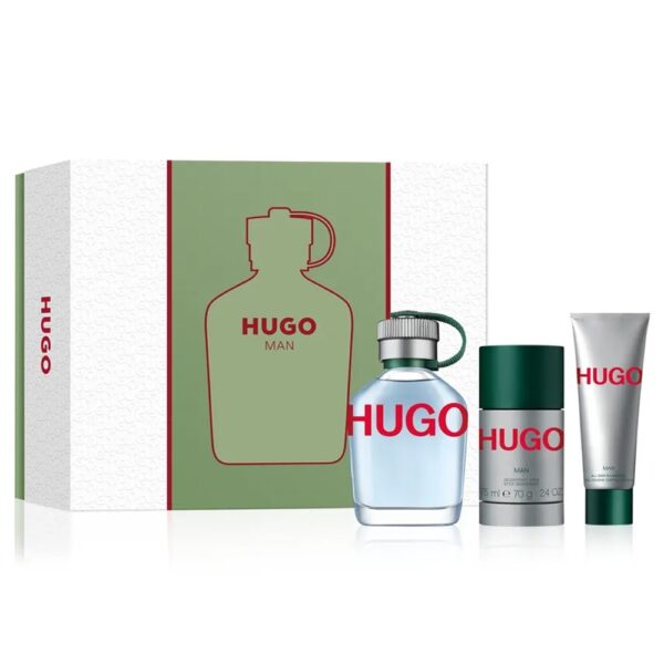 HUGO MAN Estuche EDT 125ml+Desodorante Stick 75ml+Shower Gel 50ml (Hugo Boss) (Hombre)