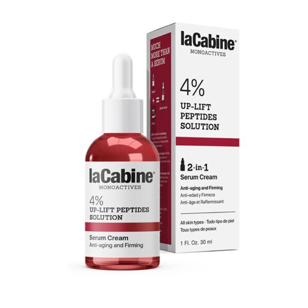 SÉRUM CREMA 4% UP-LIFT PEPTIDES SOLUTION 30ml (LaCabine) (Unisex) - Imagen 2
