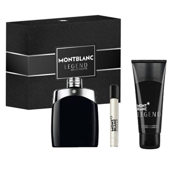 LEGEND ESTUCHE EDT 100ml+EDT 7.5ml+Shower Gel 100ml (Montblanc) (Hombre)