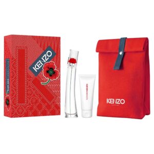 FLOWER ESCTUCHE EDP 50ml+ Body Lotion 75ml +Cartera Kenzo (Kenzo) (Mujer)
