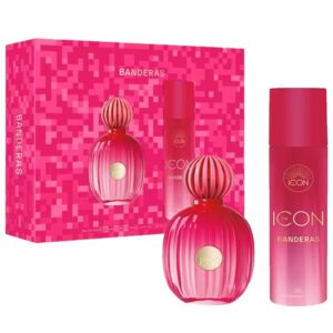 THE ICON FOR WOMAN ESTUCHE EDP 100ml+DESODORANTE 150ml (Banderas) (Mujer)