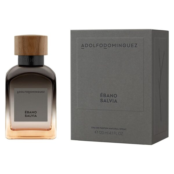 ÉBANO SALVIA MEN Eau de Parfum 120ml (Adolfo Dominguez) (Hombre) - Imagen 2