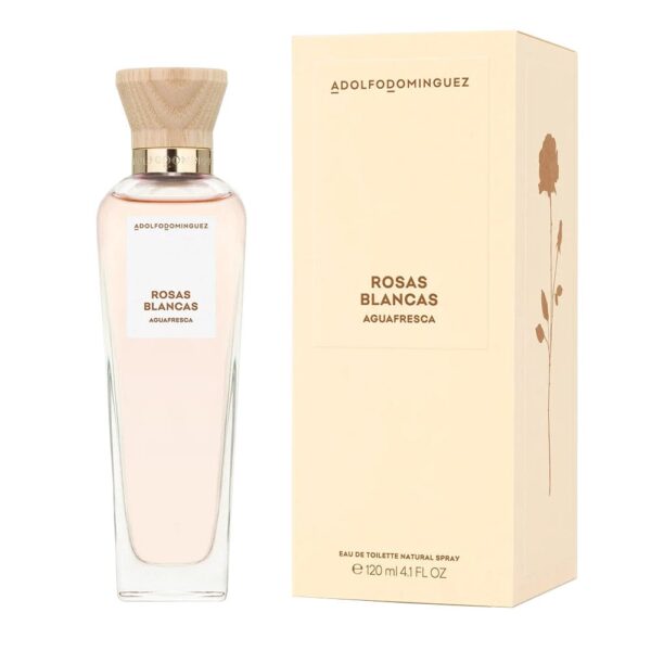 ROSAS BLANCAS AGUA FRESCA WOMEN EDT 120ml (Adolfo Dominguez) (Mujer) - Imagen 2