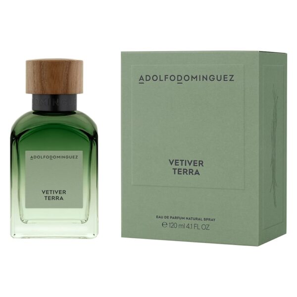 VETIVER TERRA MEN Eau de Parfum 120ml (Adolfo Dominguez) (Hombre) - Imagen 2