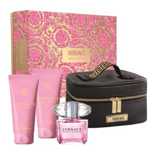 BRIGHT CRYSTAL ESTUCHE EDT 90ml+Shower Gel 100ml+ Body Lotion 100ml+Cartera (Gianni Versace) (Mujer)