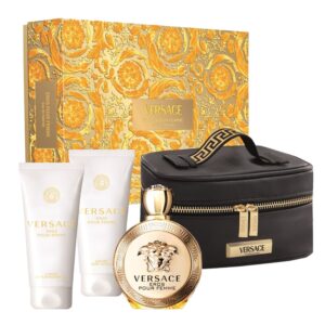 EROS POUR FEMME ESTUCHE EDP 100ml+Body Lotion 100ml+Shower Gel 100ml+Cartera (Gianni Versace) (Mujer)