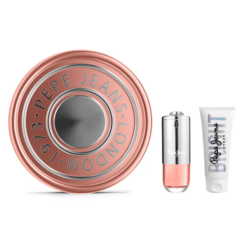 BRIGHT FOR HER ESTUCHE EDP 80ml+BODY LOTION 100ml (Pepe Jeans) (Mujer)