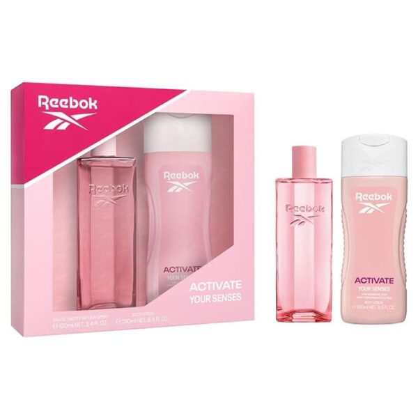 REEBOK ACTIVE YOUR SENSES ESTUCHE EDT 100ml+BODY LOTION 250ml (Reebok) (Mujer) - Imagen 2