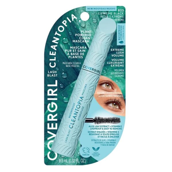 LASH BLAST CLEANTOPIA WATERPROOF Extreme Black #825 (CoverGirl) (Mujer)