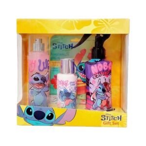 STITCH ESTUCHE Body Mist 150ml+Body Lotion 90ml+Hair Mist 200ml +Mascarilla 25ml (Disney) (Niñas)