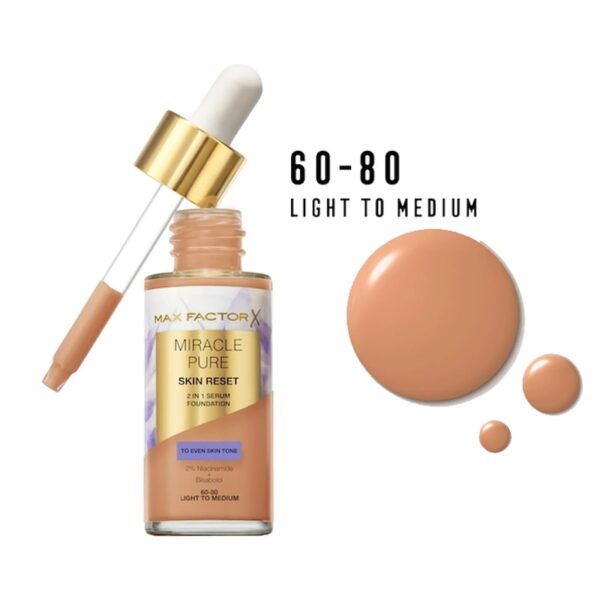 MIRACLE PURE SKIN RESET 2 en 1 Serum (Max Factor) (Mujer) - Imagen 4