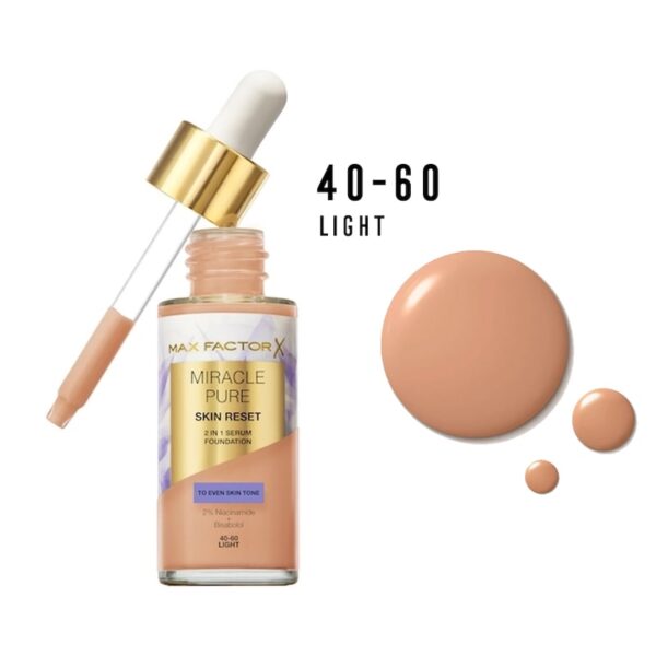 MIRACLE PURE SKIN RESET 2 en 1 Serum (Max Factor) (Mujer) - Imagen 3