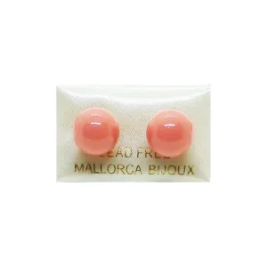 ARETES DORMILÓN 12mm PERLA Varios Colores (Bisutería) (Mujer)