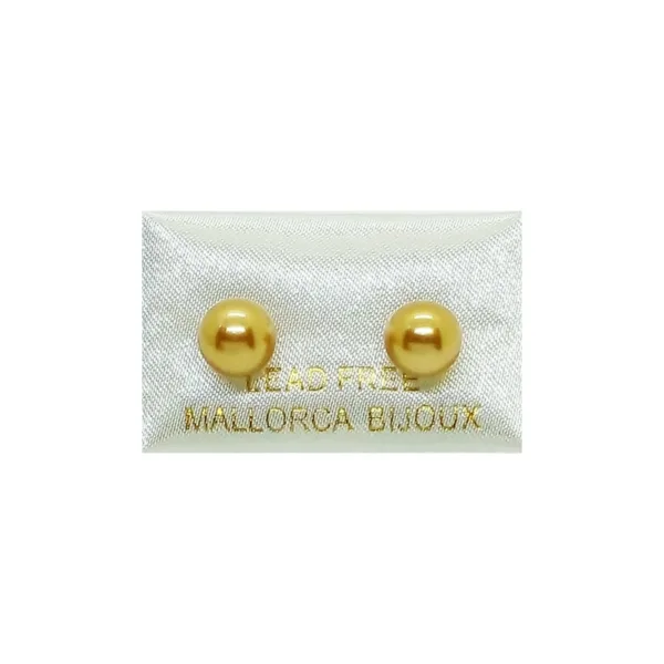 ARETES DORMILÓN 7mm/8mm PERLA Varios Colores (Bisutería) (Mujer) - Imagen 2
