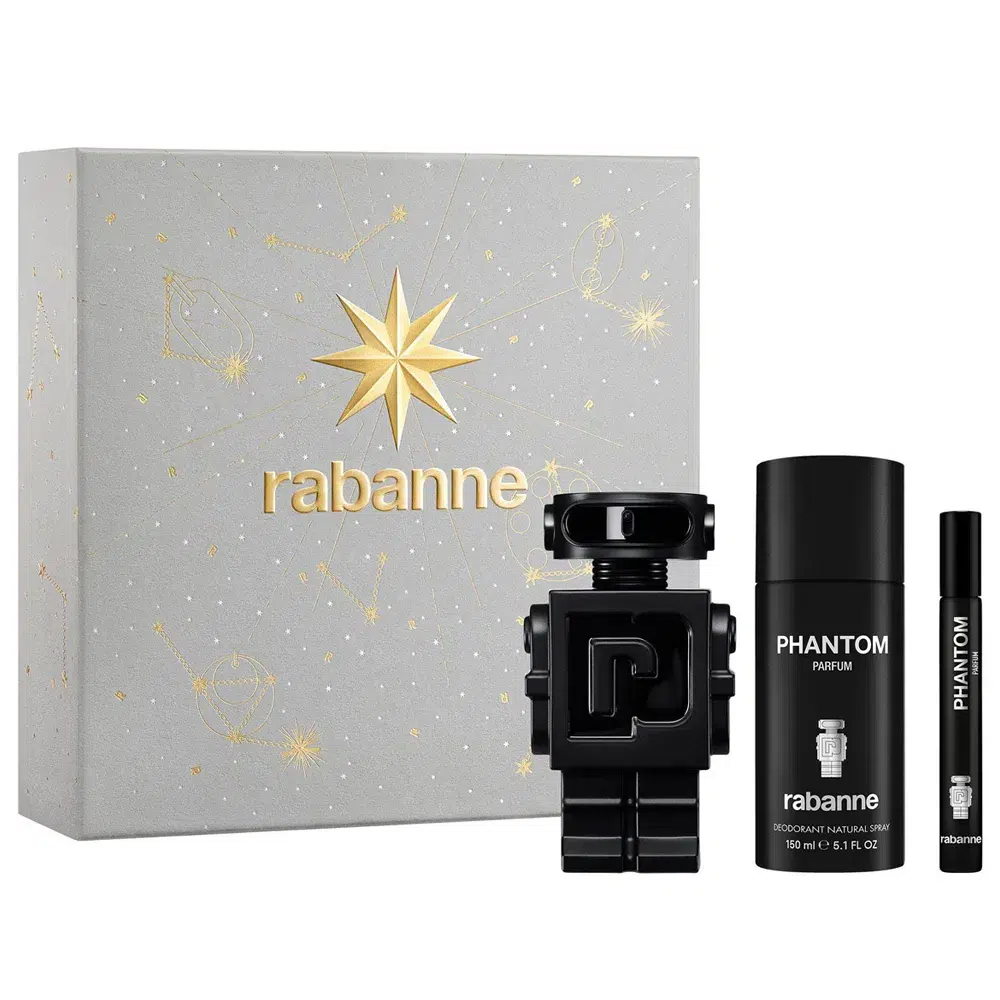 PHANTOM PARFUM ESTUCHE Parfum 100ml+ Desodorante 150ml + Parfum 10ml (Rabanne) (Hombre)