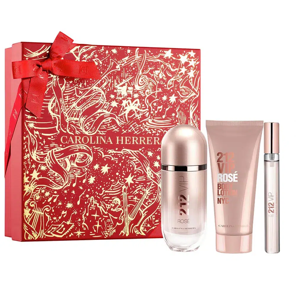 estuche carolina herrera 212 vip rose