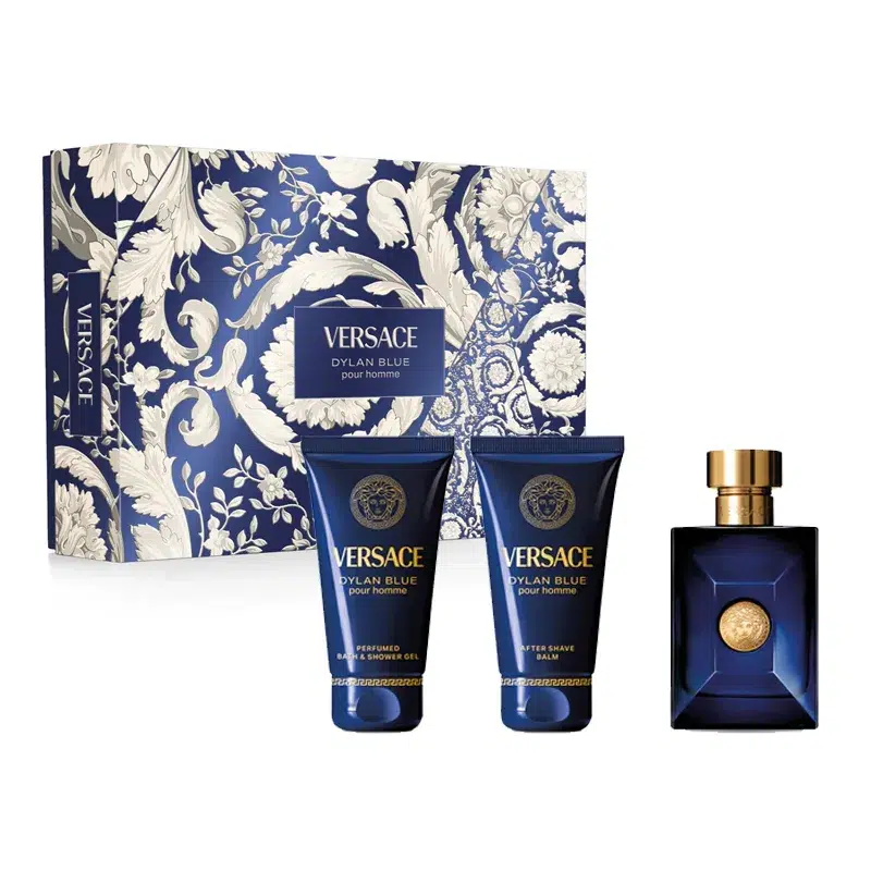 EST DYLAN BLUE POUR HOMME EDT SPY 50ML+S GEL 50ML+A SHAVE 50ML VERSACE