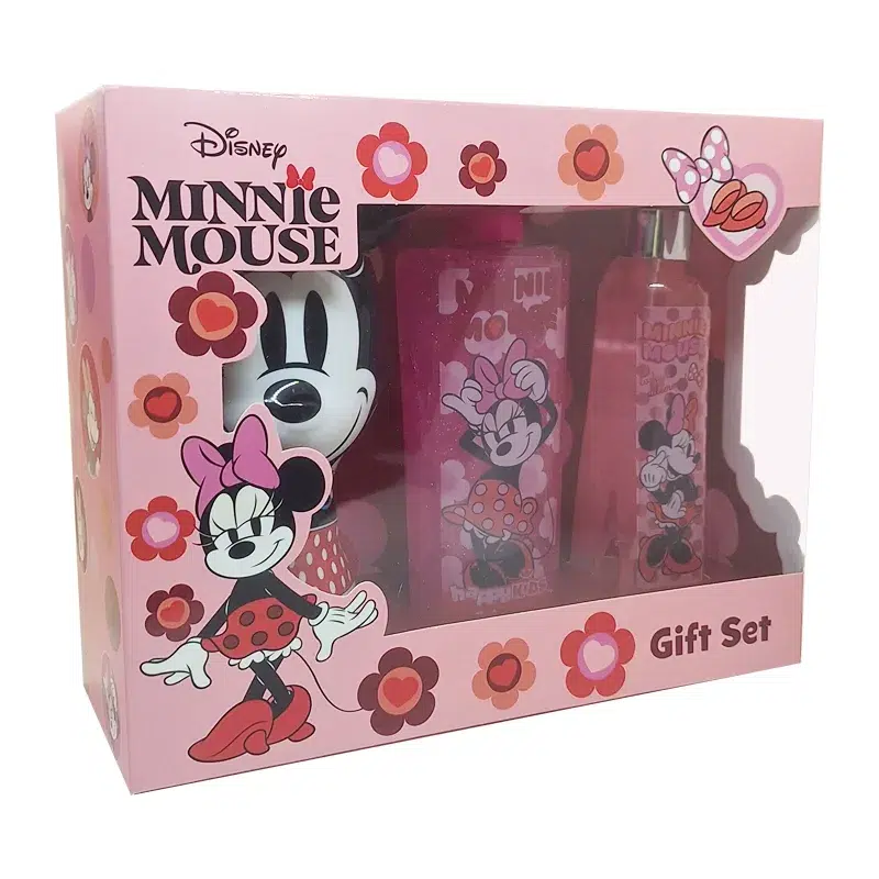 EST DISNEY MINNIE MOUSE GEL DE CABELLO 270G+COLONIA 200 ML+ SHAMPOO 2EN1 400 ML