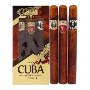 ESTUCHE CUBA TRIO 1 FOR MEN EDT GOLD 35ml+ ROYAL 35ml+VIP 35ml (Parfums Des Champs) (Hombre)