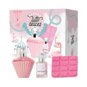 TUTTI BARBE A PAPA Estuche EDT 50ml+EDT 15 ml+Tableta Efervescente 50gr (Parfums Corania) (Mujer)
