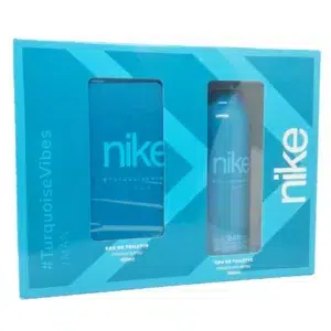 NIKE ESTUCHE TURQUOISE VIBES EDT 100ml+DESODORANTE 200ml (Nike) (Hombre)